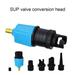 huntermoon Universal Sup Pump Adapter Kit Inflatable Surfing Paddle Rubber Canoe Kayak Dinghy Pool Air Valve Adaptor Tire Compressor Adaptor With 4 Nozzles Tools