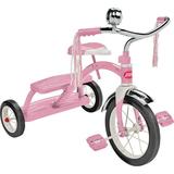 Radio Flyer Classic Pink Dual Deck Tricycle 12 Front Wheel Pink