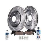 Rear Brake Pad and Rotor Kit - Compatible with 2009 - 2018 Dodge Challenger 2010 2011 2012 2013 2014 2015 2016 2017