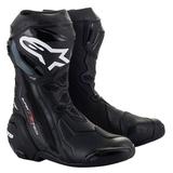Alpinestars Supertech R Vented Mens Motorcycle Boots Black 47 EUR