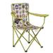 Ozark Trail Camp Chair Green with Camping Patches Adult 5.07 Pounds