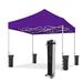 Eurmax Canopy 8 x 8 Purple Pop-up and Instant Outdoor Canopy