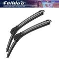 Feildoo 26 +26 Windshield Wiper Blades Fit For Audi S8 2021 For Car Front Window Bracketless Wiper with accessories Pack of 2 PTB