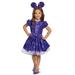 Minnie Mouse Potion Purple Deluxe Disney Dress Up Child Costume Toddler 4-6X