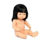Miniland Educational Anatomically Correct 15 Baby Doll Down Syndrome Asian Girl