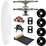 Moose Longboard Complete 9 x 40 Kicktail Dipped White