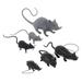 Hemoton Mouse Fake Mice Rat Prank Rats Halloween Rubber Toys Model Simulation Artificial Scary Party Props Pranks Adults April