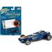 Johnny Lightning Special with Poker Chip (Collector Token) and Game Card Blue Metallic - Johnny Lightning JLSP137/24 - 1/64 scale Diecast Model Toy Car
