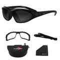 RoadMaster Convertible Sunglasses Black Frame Photochromatic Lenses
