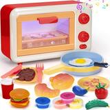 Sakiyrr Baking Oven Kitchen Play Food Set 26-Piece Pretend Play Toys for Kids