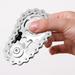 CIVG Stainless Steel Mini Sprockets Chain Toys Bike Chain Spinner for Adults Kids Pocket Size - Sensory EDC Toy for Anxiety Relieve Boredom ADHD Autism