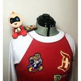 Disney The Incredibles Baby Jack Jack w/ Cookie Custom Magnetic Shoulder Pal Plush Toy Theme Park Accessory