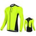 WEST BIKING Men s Cycling Jersey Quick Dry Long Sleeves Zipper Bike Shirt Green