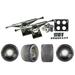 Core 6.0 Raw Longboard Trucks Wheels Package Bigfoot 70mm Pathfinders Black