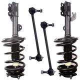 AUTOMUTO Struts & Shocks Quick-Strut Front Strut Spring Assembly Stabilizer Bar Link Kit Fit For 2007-2011 for Toyota Avalon