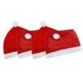 Sunisery 4 Pack Christmas Headrest Covers Christmas Hat Car Headrest Protector Accessories