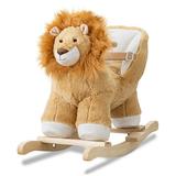 JOON Roary Ride-On Chair Lion Rocking Horse with Sound Effects Tan