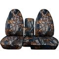 T385-Designcovers Fits 2004-2012 Ford Ranger/Mazda B-Series Camouflage Truck Seat Covers(60/40 Split Bench)w Solid Center Console/Armrest:Gray Real Tree