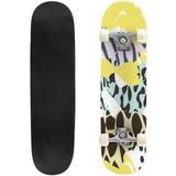 Trendy seamless exotic with animal print and geometric elements Outdoor Skateboard Longboards 31 x8 Pro Complete Skate Board Cruiser