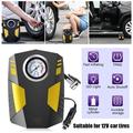 Air Compressor Tire Inflator 12V DC Car Tire Pump with Indicator 150PSI with Car Power Adaptor Auto Shut Off for Car Tires Bicycles and Other Inflatables