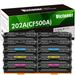 Victoner 10-Pack Compatible Toner for HP 202A 202X CF500A CF501A CF502A CF503A Use With HP Color LaserJet Pro M254dw M254dn M254nw 4x Black 2x Cyan 2x Magenta 2x Yellow