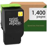 Remanufactured Print.Save.Repeat. Lexmark 78C10Y0 Yellow Toner Cartridge for CS421 CS521 CS622 CX421 CX522 CX622 CX625 [1 400 Pages]