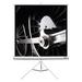 HamiltonBuhl 71 Diag. (50x50) Tripod Projector Screen Square Format Matte White Fabric