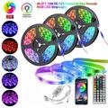 50ft Led Strip Lights Smart Led Lights Strip Music Sync Color Changing Lights App Control and 44keys Remote 900LEDS Waterproof Led Lights for Bedroom Party Home Decoration