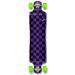 Yocaher Lowrider Longboard Complete - Checker Purple