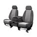 CalTrend Front Velour Seat Covers for 2008-2013 Toyota Highlander - TY246-03RR Charcoal Premier Insert with Classic Trim