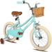 JOYSTAR Girls Bike for 2-12 Years Old Toddlers and Kids 12 14 16 Kids Bike with Training Wheels & Basket 20 Inch Kid s Bicycle with Kickstand Retro Style Bikes