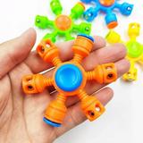 Vnanda 10Packs Fidget Spinner Fidget Toys Crystal Finger Toy Hand Fidget Spinners-Kids for Reducing Boredom ADHD Anxiety