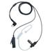 2-Wire Acoustic Tube Surveillance Earpiece Headset for Motorola P1225LS Two Way Radio