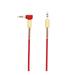 TELLUR Stereo Audio Cable Stretchable 3.5mm Auxiliary Stretchable 15inch to 59inch Length Black (Red)