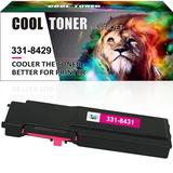 Cool Toner Compatible Toner for Dell 331-8431 for Dell Color Laser C3760dn C3760n C3760dnf C3765dnf Replacement Laser Printers Toner Ink Magenta 1-Pack