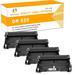 Toner H-Party Compatible Drum Unit Replacement for Brother DR-520 DR-620 for Use with HL-5240 5250DN 5250DNT 5280DW 5340D MFC-8460N 8660DN 8670DN DCP-8080DN 8060 8065DN 8085DN (Black 4-Pack)