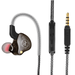 UrbanX iX2 Pro Dynamic Hybrid Dual Driver in Ear Musicians Earphones With Mic Tangle-Free Cable in-Ear Earbuds Headphones For BLU G70