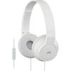 JVC HASR185WE White - Foldable Headphones with Microphone
