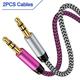 Aux Cord Cables AILKIN Aux Cord for iPhone Adapter 3.5mm Male to Male Stereo Jack Cables Audio Video Auxiliary Input Adapters Aux Cable Cords for Car Headphones Earbuds