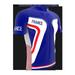 France Full Zipper Bike Short Sleeve Cycling Jersey for Men - Size S