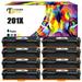 Toner Bank 8-Pack Compatible Toner Cartridge Replacement for HP CF400X Color LaserJet Pro M252dw M252n Pro MFP M277dw M277n M277c6 M274n Printer Ink 2x Black 2x Cyan 2x Magenta 2x Yellow