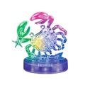 Fridja 3D Crystal Puzzle Jig-saw Clear Twelve 12 Constellation Astrolog Flash LED Light