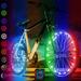Activ Life LED Bike Wheel Lights Bicycle Spoke Light for Night Riding Color Changing 2-Pack Easter Gift