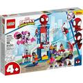 LEGO Marvel Spider-Man Webquarters Hangout 10784 Building Set - Spidey and His Amazing Friends Series Spider-Man Miles Morales and Green Goblin Minifigures Toys for Boys and Girls Ages 4+