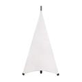 Universal Speaker Stand Cover DJ Speaker Covers Tripod Stretch Covers for wedding activities White 2