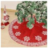 Christmas Clearance Room Decor Tree Skirt Knitted Tree Skirt Apron Christmas Clearance Room Decor Tree Skirt Knitted Snowflake Christmas Clearance Room Decor Decoration Supplies