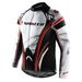 Men s Bicycle Jerseys Long Sleeve Biker Shirts Full Zipper Winter Cycling Gear Breathable Red S