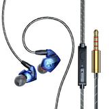 Deyuer In-ear Subwoofer Noise Reduction Sports Headset with Mic Hifi Music Earplug