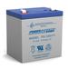 Crown Battery 12CE5 - 12.00 Volt 5.00 AmpH SLA Battery