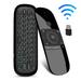 Deyuer Mini Wireless Keyboard Air Mouse IR Remote Control for Android TV Box Computer Black